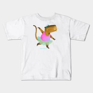 Nutria dancing ballet Kids T-Shirt